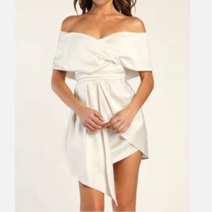 Lulus white mini dress